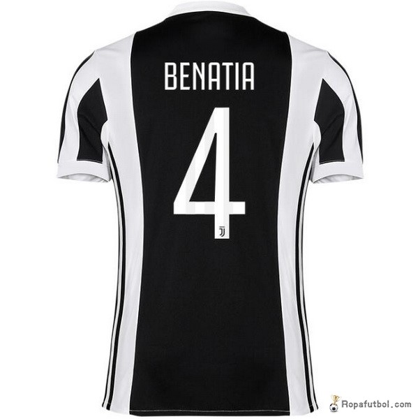 Camiseta Juventus Replica Primera Ropa Benatia 2017/18 Negro